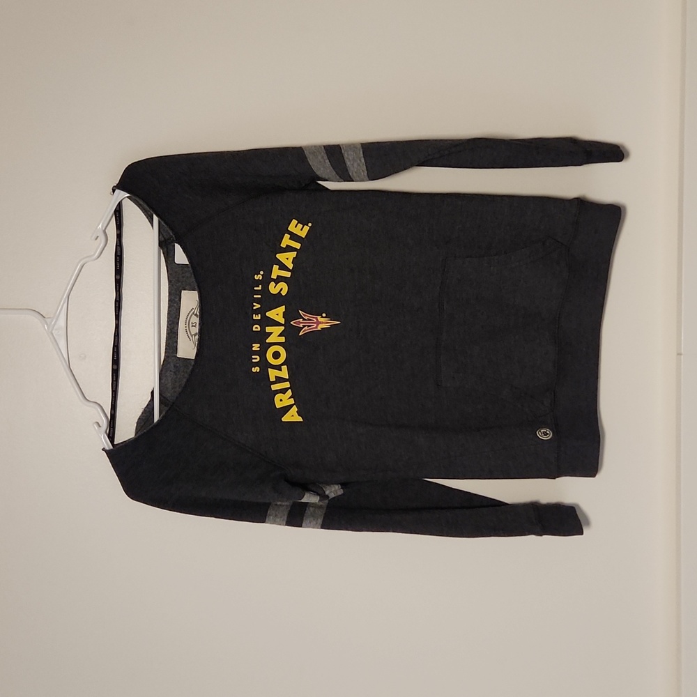 NWT Sun Devils Arizona  State Off Shoulder Fleece Never Wore.